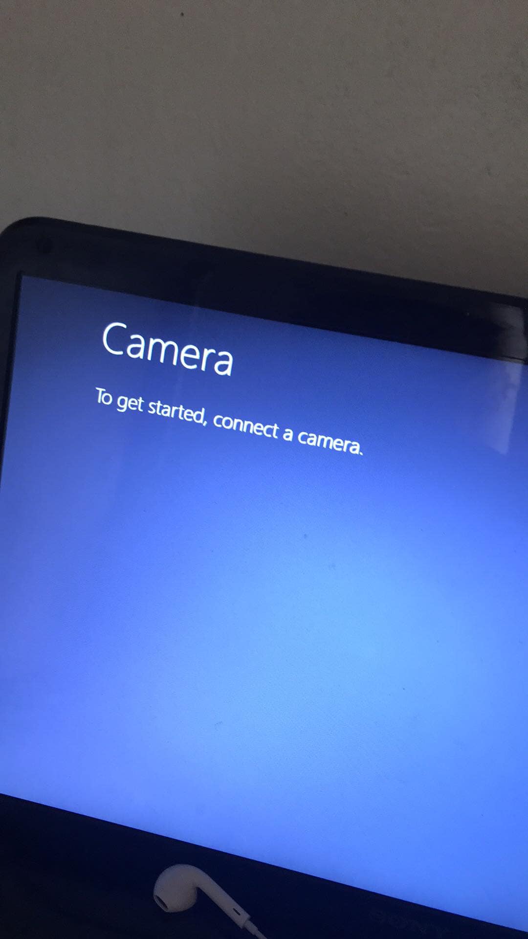 Fix “To get started, connect a camera” error on win 8