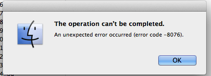 How to fix the "Error Code 8076" error on macOS
