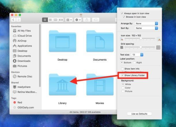  How to find the Library folder in macOS