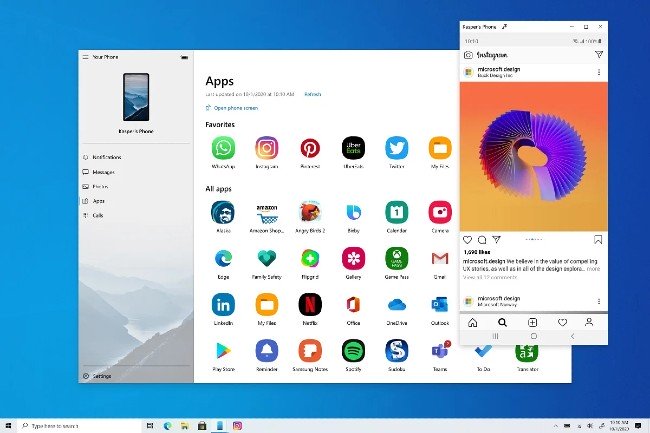 Windows 10 was able to run Android apps, no need to install an emulator app