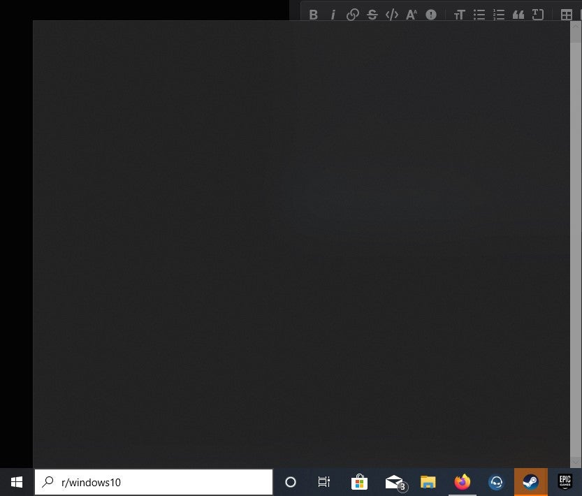 How to fix Windows 10 search bar not working after rebuilding index and tried everything