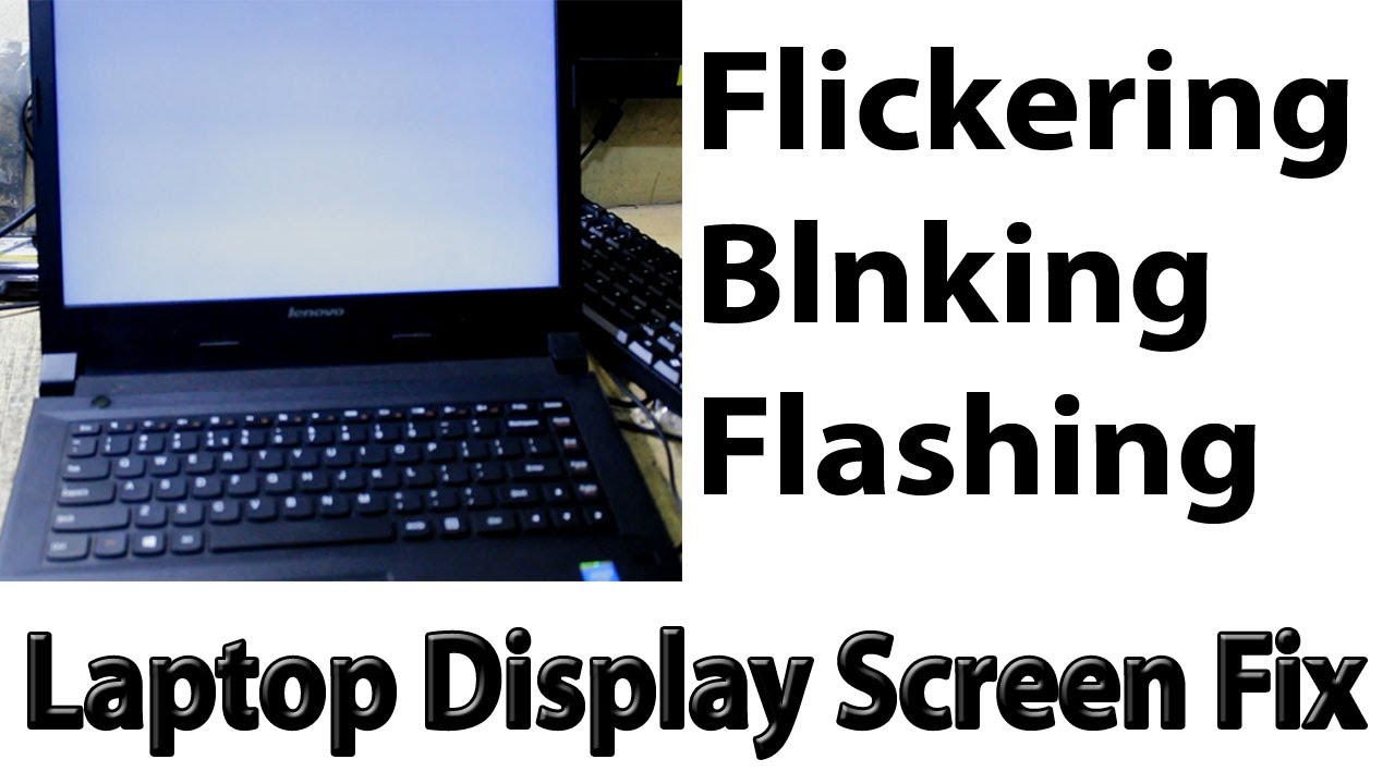 How to fix computer screen blinking on and off