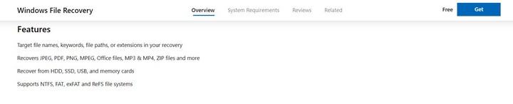 The file support of the application