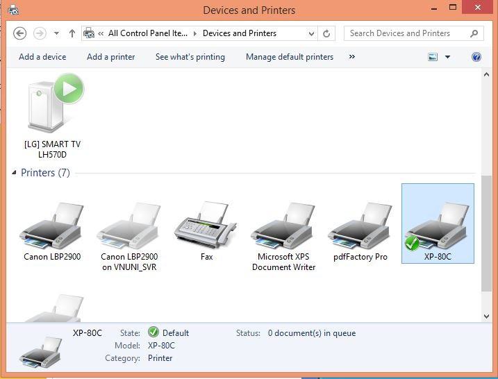 Computer error does not recognize the printer and ways to fix problems