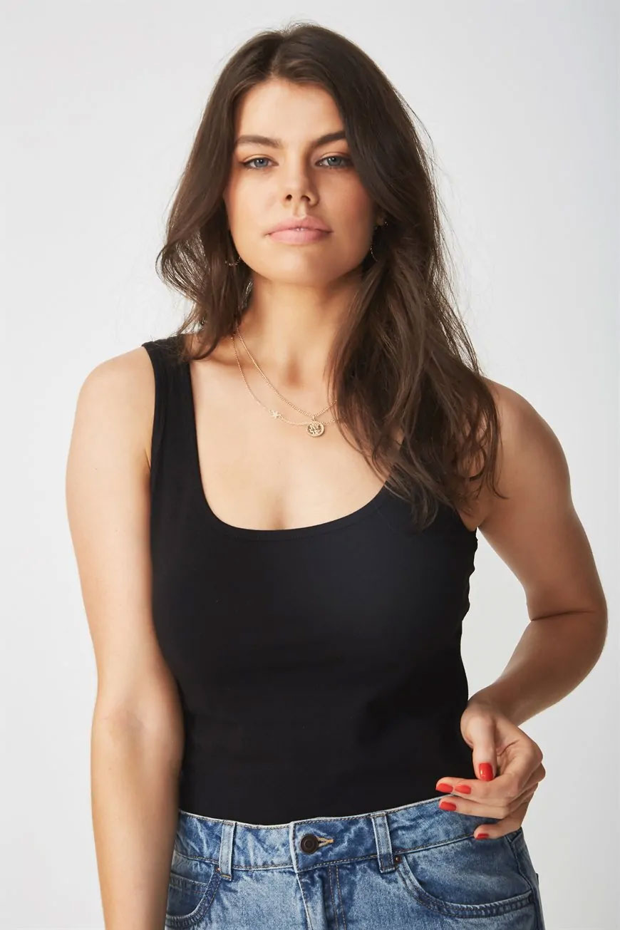 Thick Strap Tank Tops