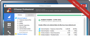 ‘CCleaner’ is by far the best free PC cleaning tool