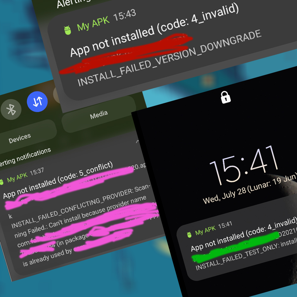 Khắc phục lỗi installation Failed