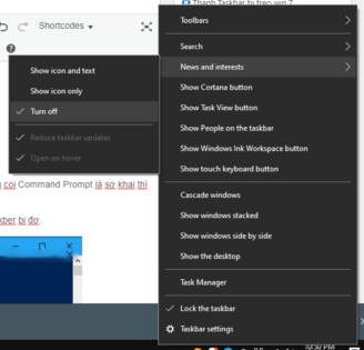 Taskbar trên Win 10 bị đơ và cách khắc phục hiệu quả