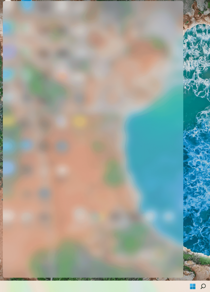 Widget error on windows 11