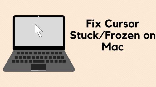How to fix frozen cursor on Mac