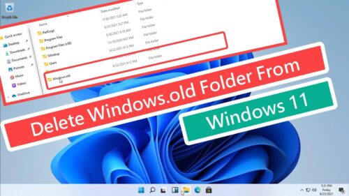 How to delete windows.old in windows 11
