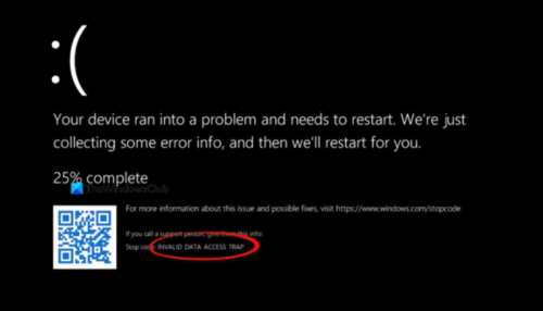 How to fix INVALID data access trap Windows 10