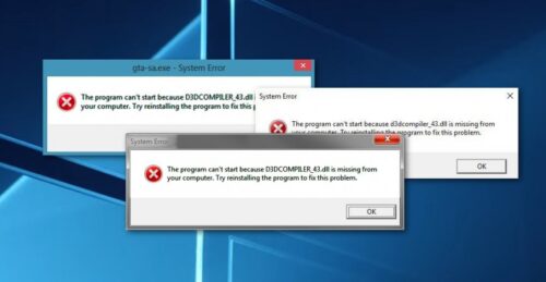 How to fix d3dcompiler_43.dll not found windows 11